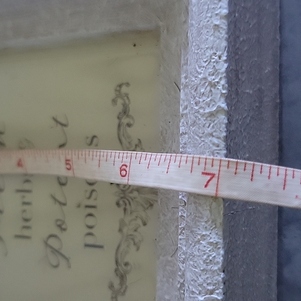 Rustic White Picture Frame - Picture 4 of 5